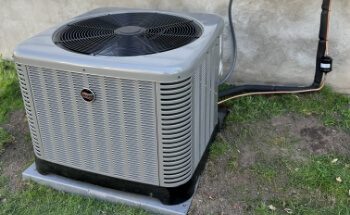 An outdoor Air Conditioning unit.